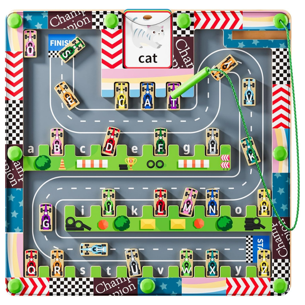 LADFAR Magnetic Maze Montessori Toy For Toddlers (3 Colors)