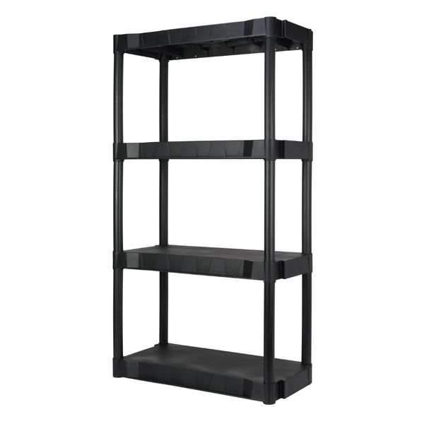 Hyper Tough 4 Shelf Plastic Garage Shelves