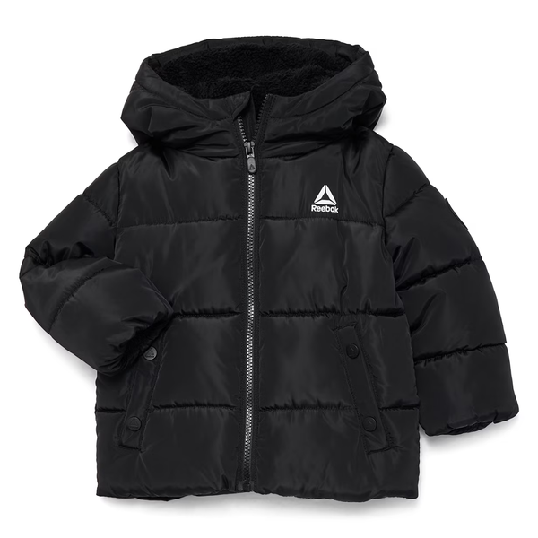 Reebok Toddler Heavyweight Puffer Jacket With Hood