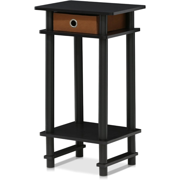 Furinno 17017 Turn-N-Tube End Table (11.81"D x 15.79"W x 27.72"H)