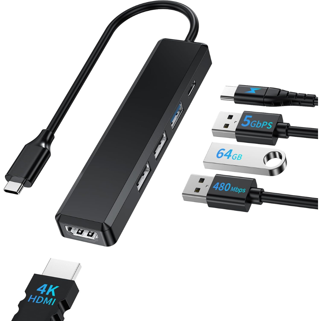 BHHB 5-in-1 USB C Hub Docking Station
