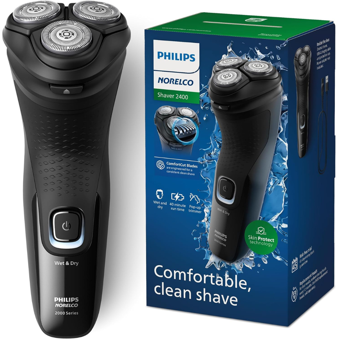 Philips Norelco 2400 Series Wet & Dry Electric Shaver Pop-up Trimmer