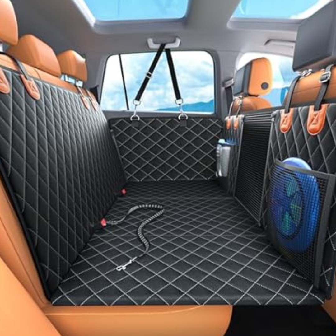 YLKU 100% Waterproof Scratch Resistant Rear Dog Car Seat Cover