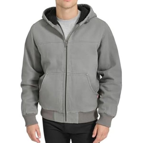 Levi's Men's Workwear Canvas Hooded Bomber Jacket (Various)