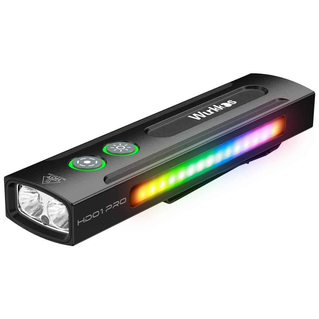 Wurkkos 1200-Lumens Magnetic Flashlight w/ White/Green/UV Light