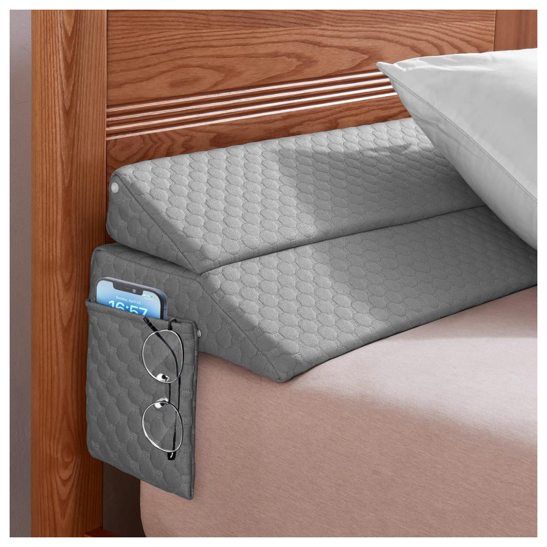 King Size Gap Filler Mattress Headboard Wedge Pillow