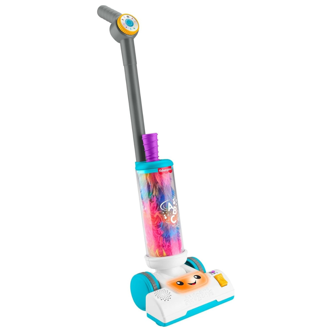 Fisher-Price Toddler Toy Laugh & Learn 2-in-1 Vacuum With Duster