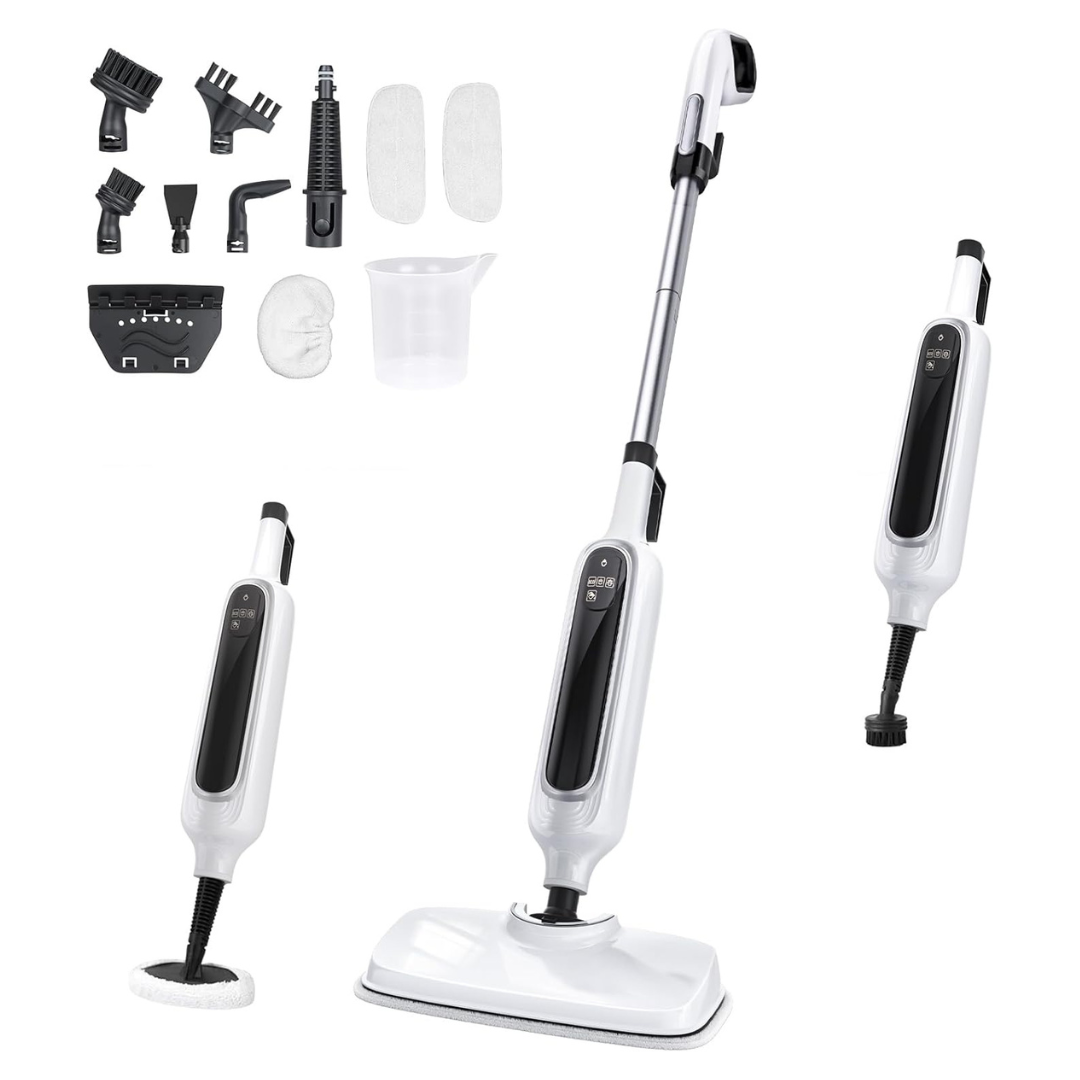 12-in-1 Detachable Handheld Steam Mop Cleaner