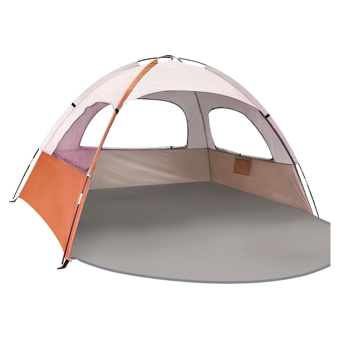 6-Person Sun Shade Beach Tent With UV Protection