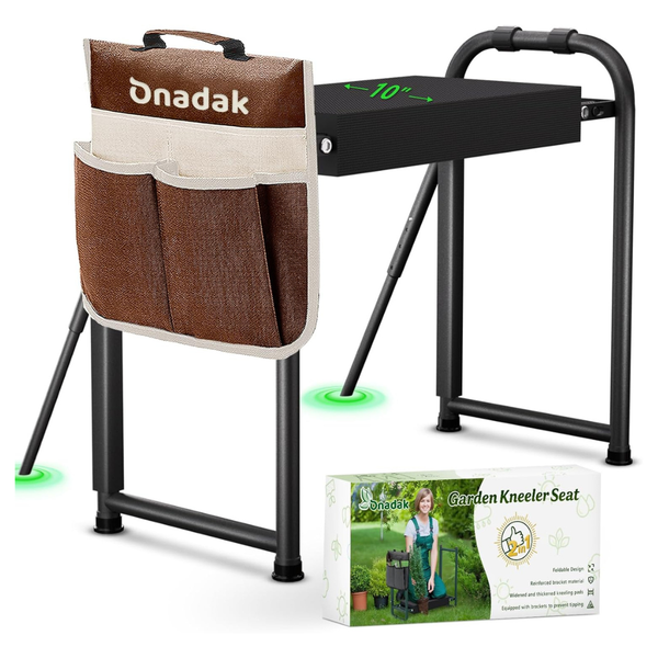 Onadak 400lbs Capacity Heavy Duty Garden Kneeler & Seat