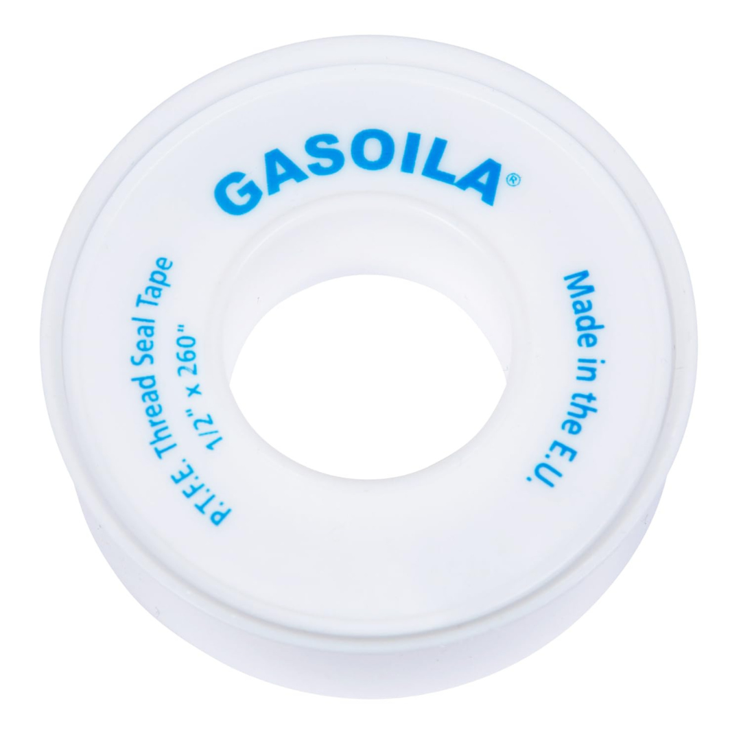 1/2" x 260" Gasoila PTFE Professional-Grade Thread Seal Tape