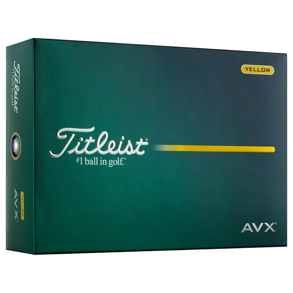 12-Pack Titleist AVX Golf Balls (Yellow)