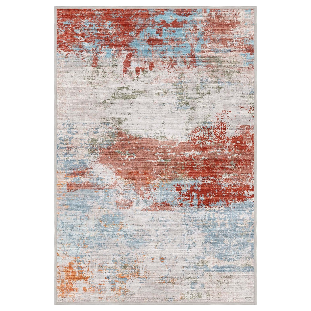 40"x50" Modern Abstract Office Chair Rug