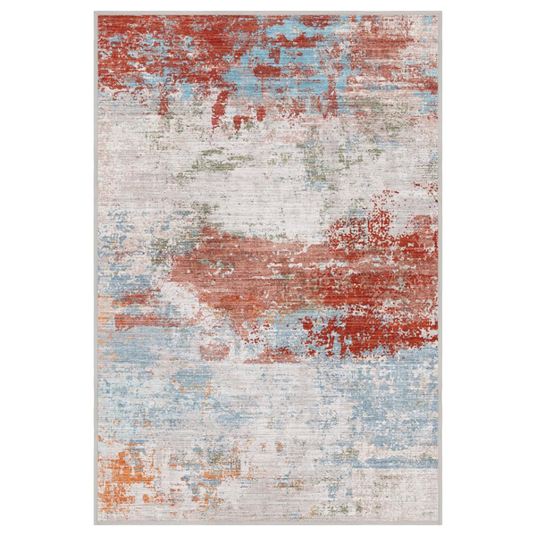 40"x50" Modern Abstract Office Chair Rug