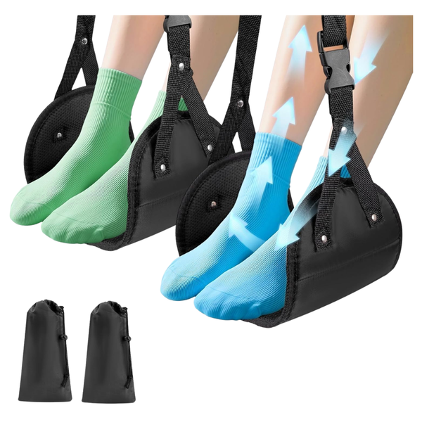 2-Pack Perfect Airplane Foot Hammock