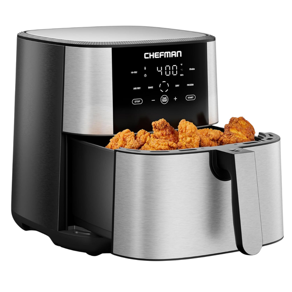 8-Quart One-Touch Digital Controls XL Nonstick Turbo Air Fryer