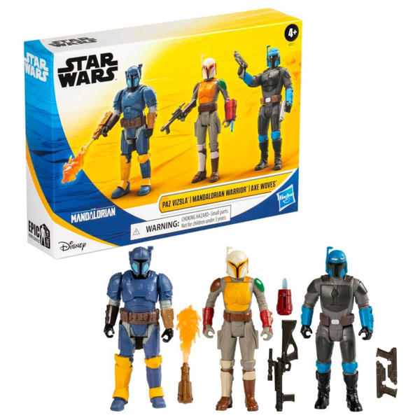 4" STAR WARS Kids Epic Hero Series Unite The Clans Pack Toys