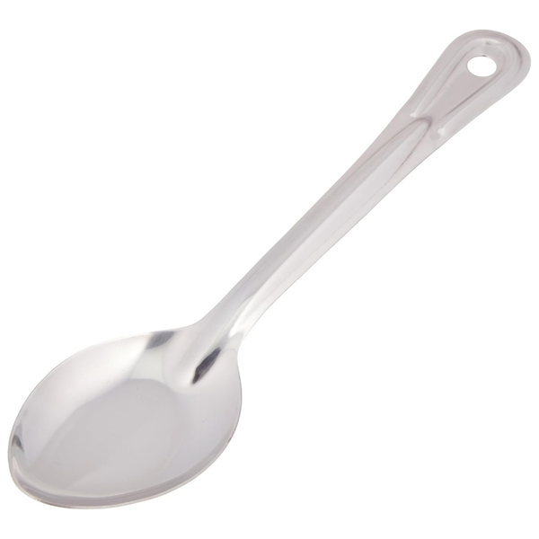 Winco 11" 1.2mm Stainless Steel Basting Spoon