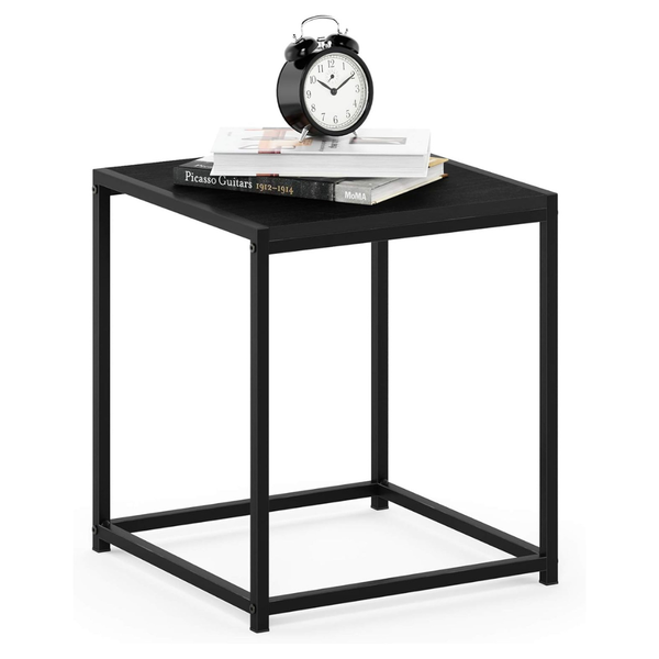 Furrinno Camnus Modern Living End Table With Metal Frame
