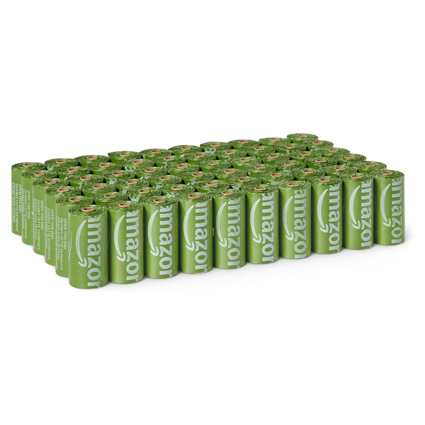 900-Pack Amazon Basics 70% Recycled Waste Bag