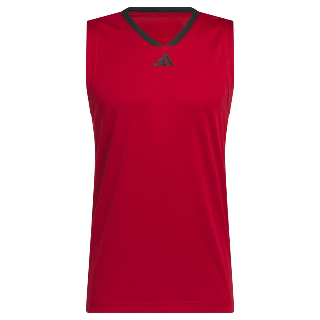 Adidas Men's 3-Stripes Basketball Tank Top