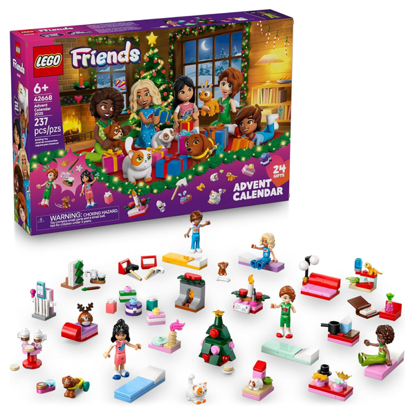 237-Piece LEGO Friends Advent Calendar 2025 Building Toy (42668)