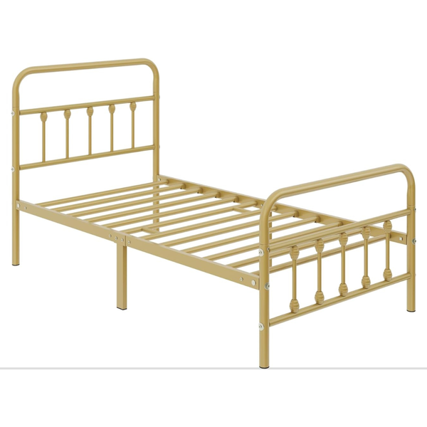 Yaheetech Twin Size Metal Platform Bed Frame (3 Colors)