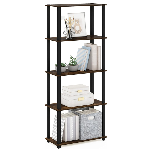 Furinno Turn 5-Tier Multipurpose Shelf Display Rack