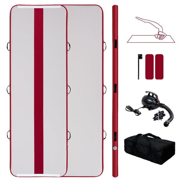 Inflatable Gymnastics Air Mat With Electric Pump (3 Colors)