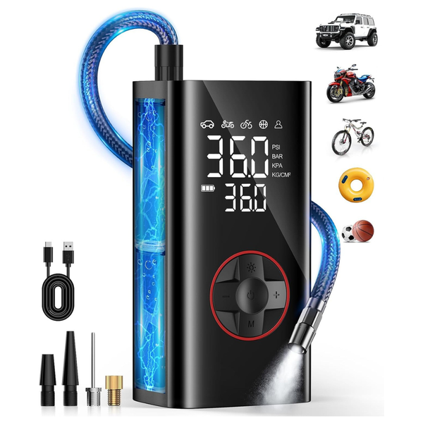 150 PSI Portable Tire Inflator Air Compressor