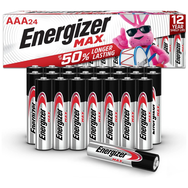 24-Count Energizer Max AAA Alkaline Batteries