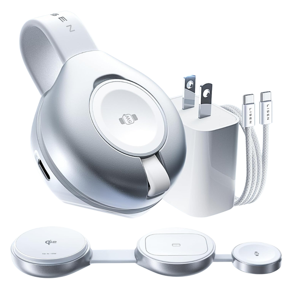 15W Qi2 MagSafe 3-in-1 Wireless Charging Station