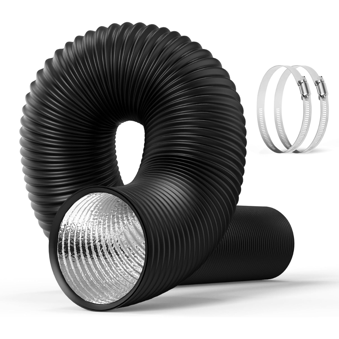 HealSmart 4" 16 Ft Aluminum Dryer Vent Hose
