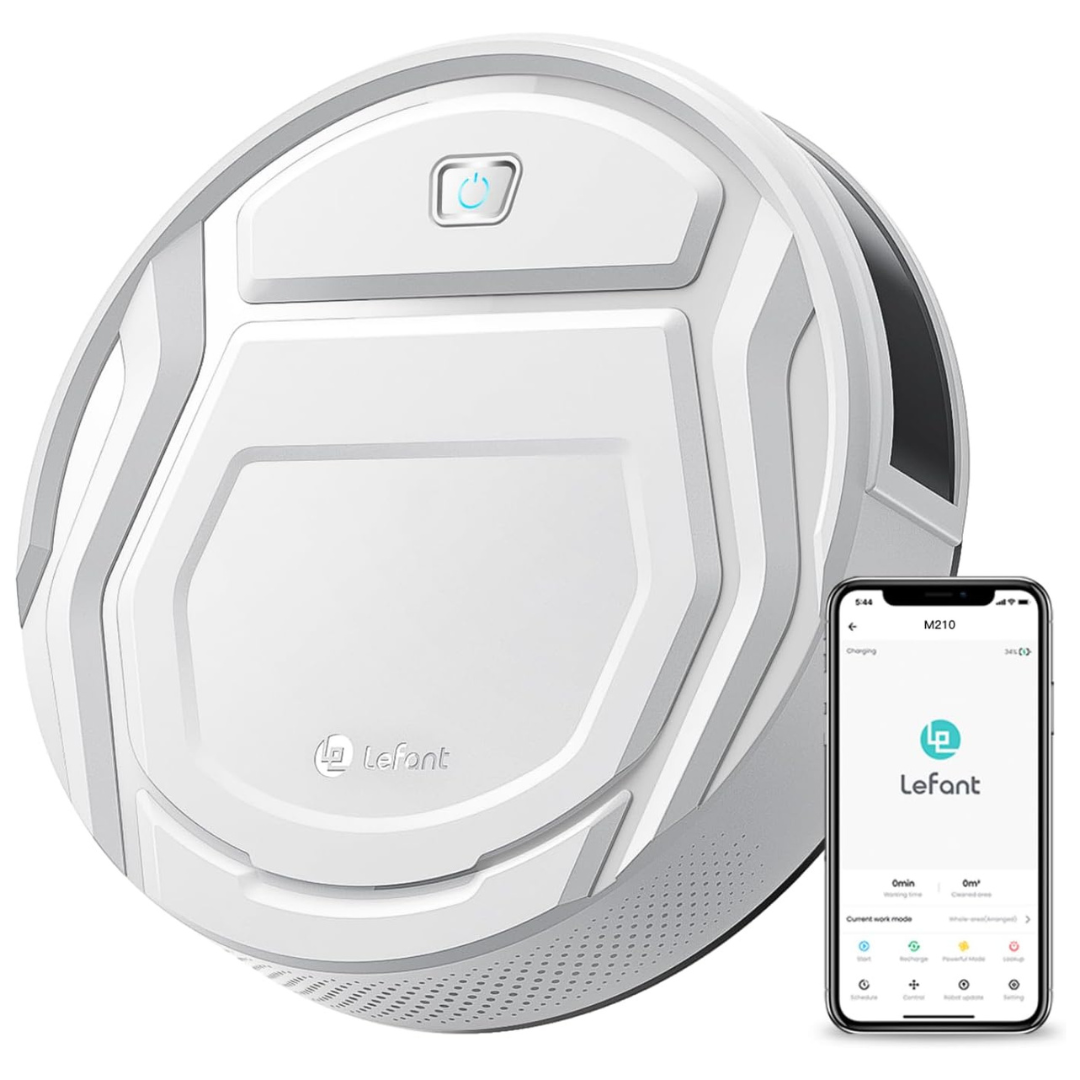 Lefant M210 1800Pa Strong Suction Robotic Vacuum Cleaner