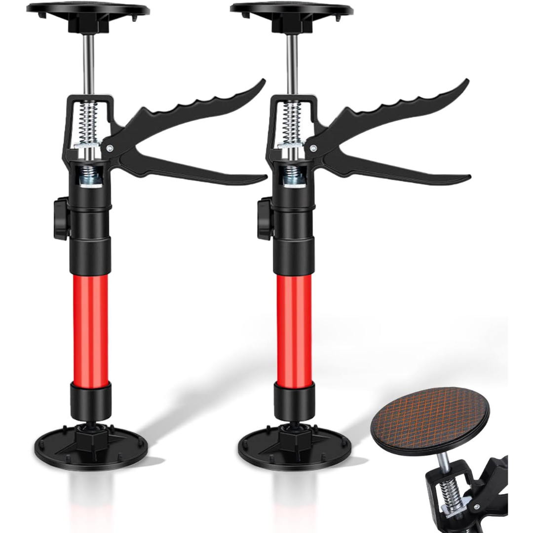 2-Pack Adjustable 12" to 24" Premium Steel Cabinet Jacks