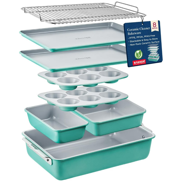 8-Piece Bakken- Swiss Stackable Bakeware Set