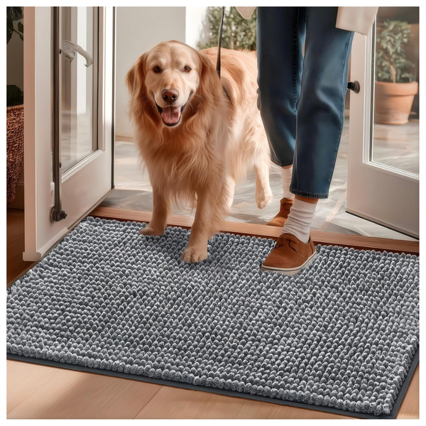 30" x 20" Super Absorbent Indoor Dog Door Mat