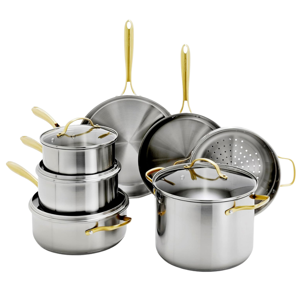 GreenPan 11-Piece Stainless Steel Cookware Set