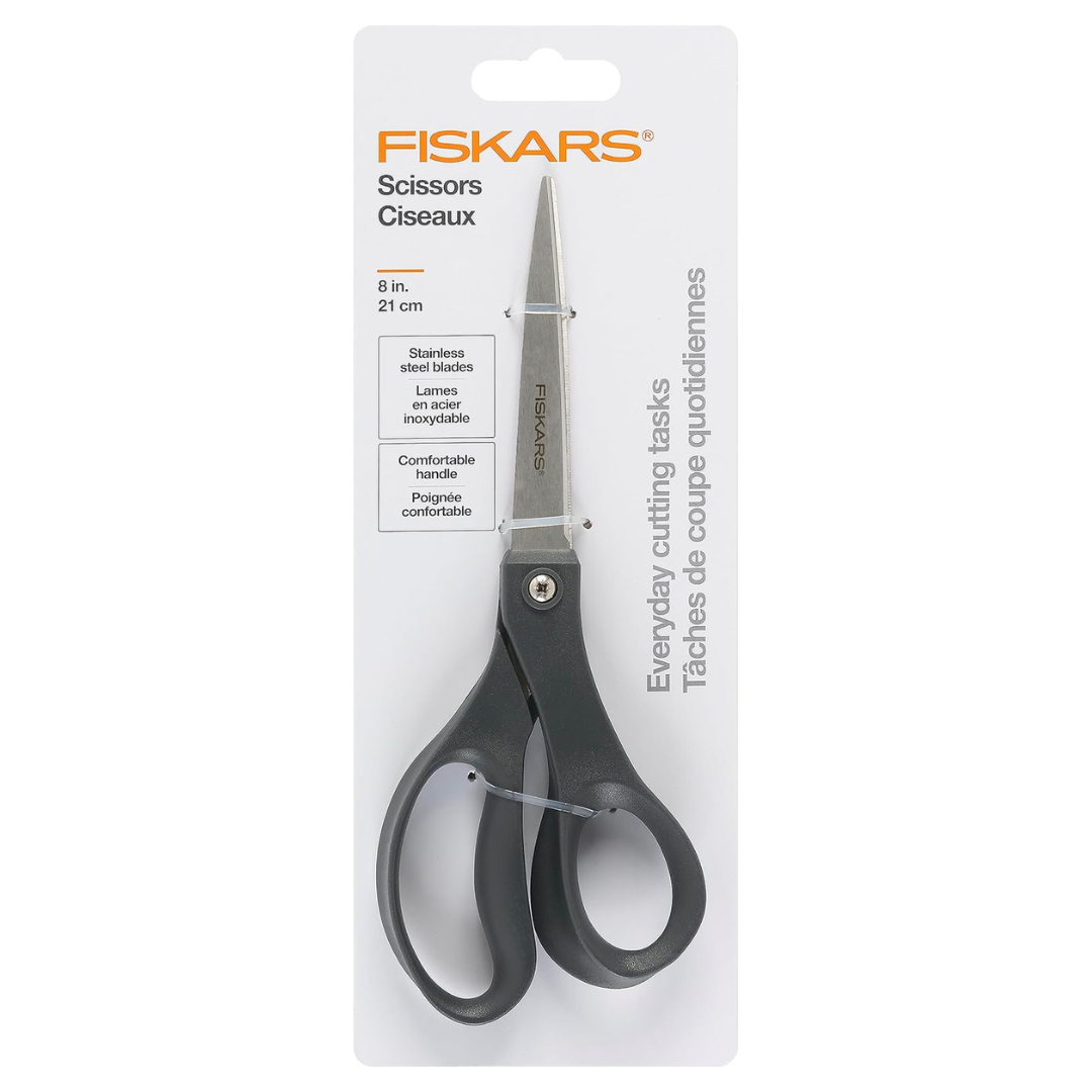 8" Fiskars Stainless Steel Everyday Scissors