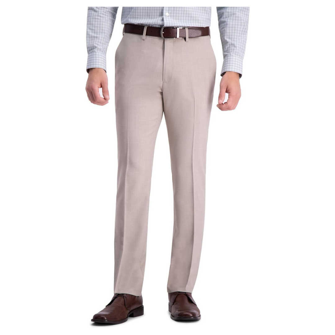 Kenneth Cole Reaction Men's Comfort Slim Fit Flat Front Dress Pant