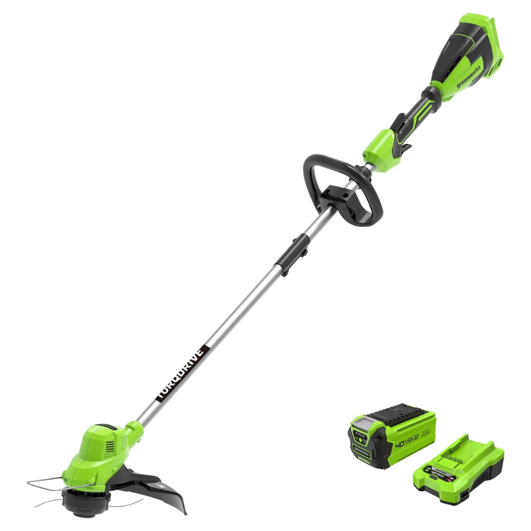 Greenworks 40V 15" Cordless String Trimmer W/ 2.0Ah Battery & Charger