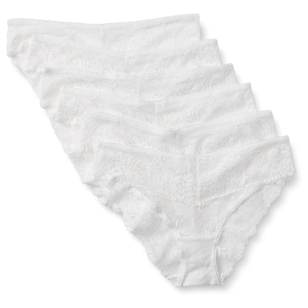 6-Pack Amazon Essentials Women's Stretch Bikini Panties