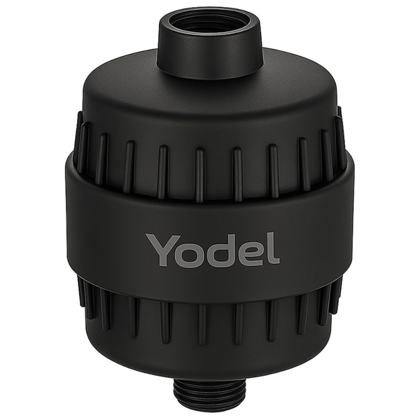 Yodel Matte Black Shower Filter For Hard Water