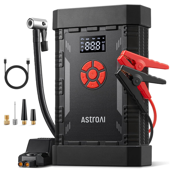 AstroAI A30 4000A Jump Starter & 150PSI Air Compressor And Power Bank