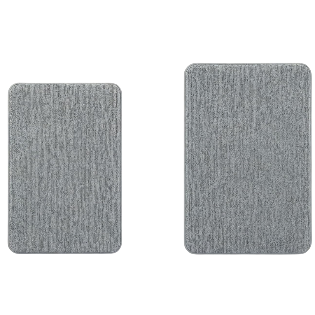 2 Pack 32" x 20" Bathroom Rugs And Bath Mat