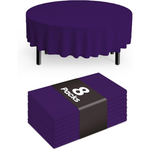 8-Pack, 84'' Round Table Cloths