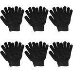 6-Pairs Clod Weather Thermal Stretchy Thin Magic Gloves