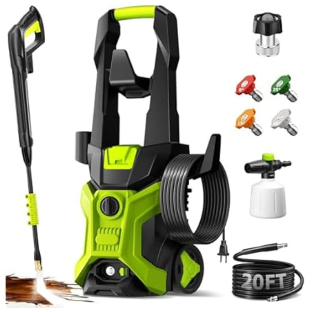 BothLin Electric Pressure 2.5 GPM Portable Lightweight Power Washer