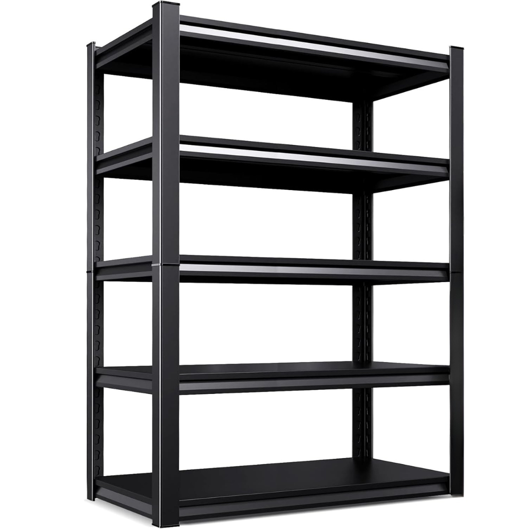 71" Heavy Duty 5-Tier Garage Storage Shelving Unit