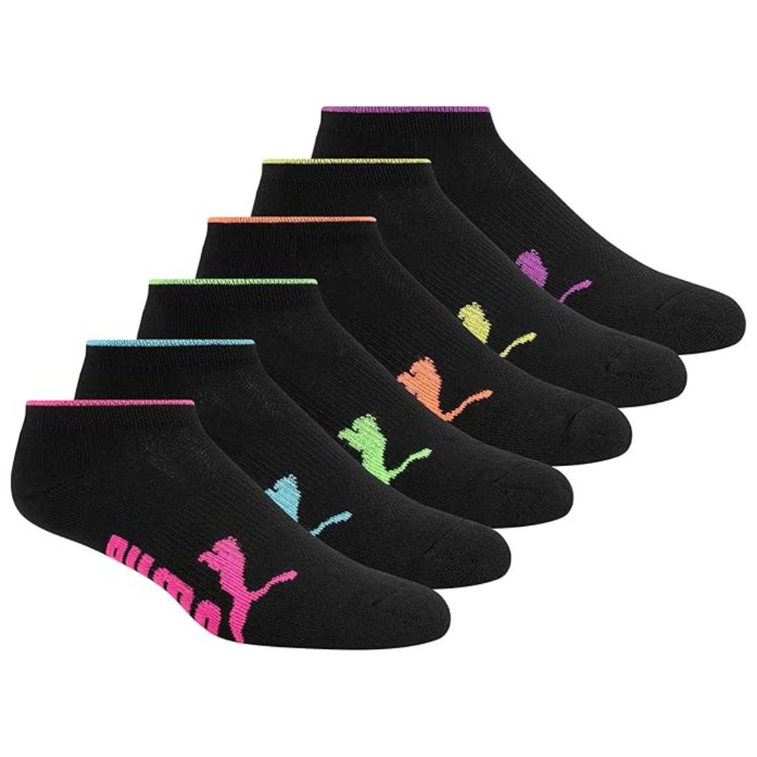 6-Pack Puma Women's Half Terry Runner Socks
